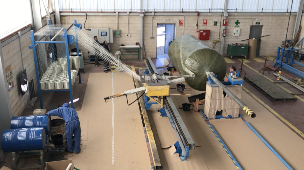 Filament Winding (Enrollamiento Helicoidal)