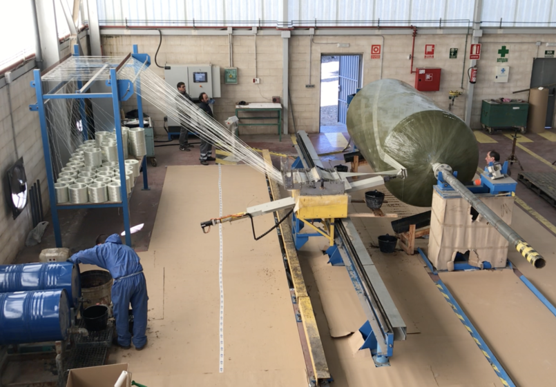 Filament Winding (Enrollamiento Helicoidal)